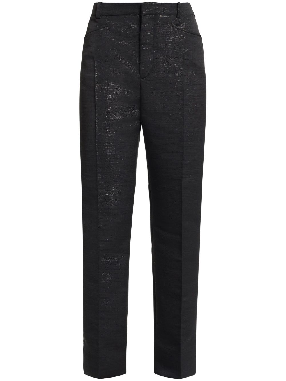 TOM FORD Wallis 金银丝长裤 - 黑色