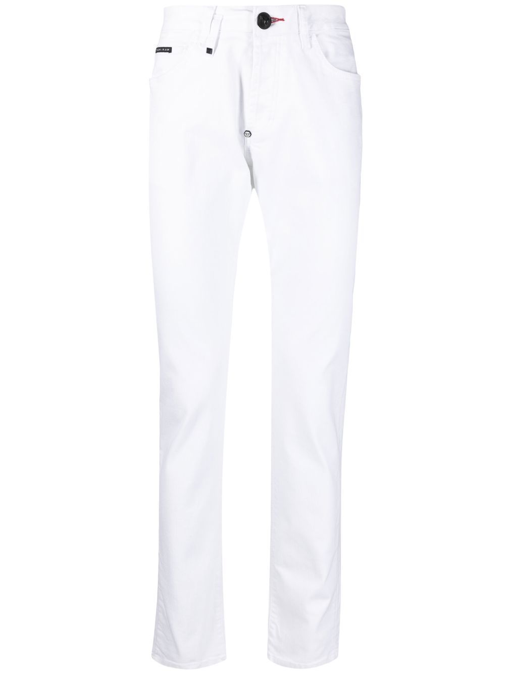 Philipp Plein 直筒牛仔裤 - 白色