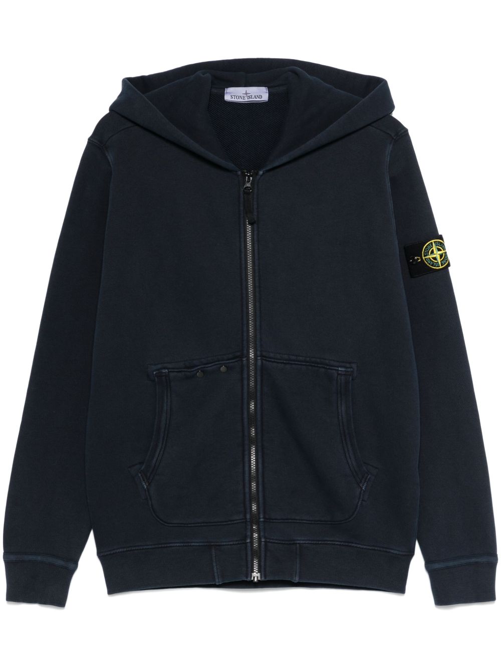 Stone Island 棉连帽衫 - 蓝色