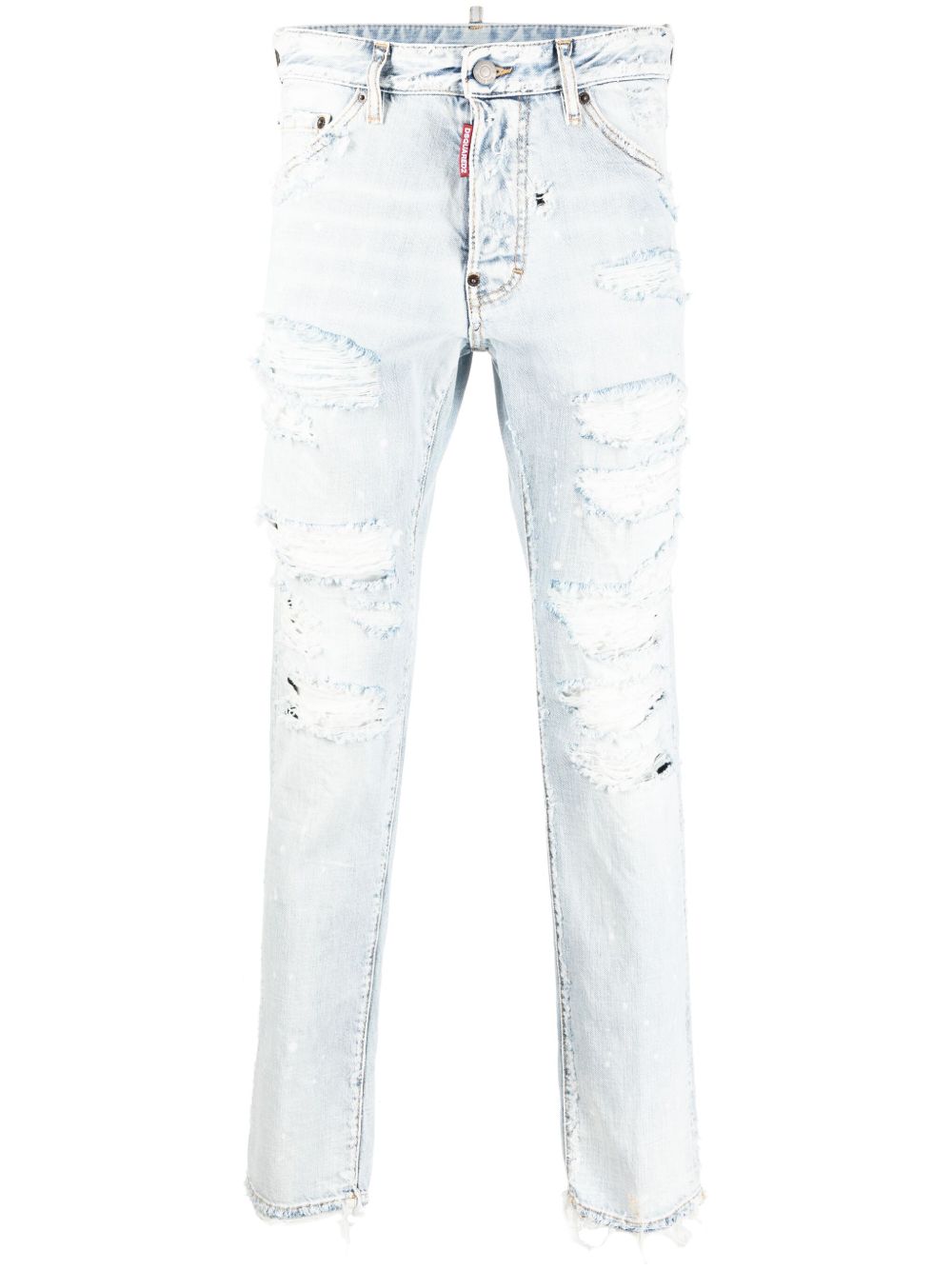 DSQUARED2 仿旧效果牛仔裤 - 蓝色