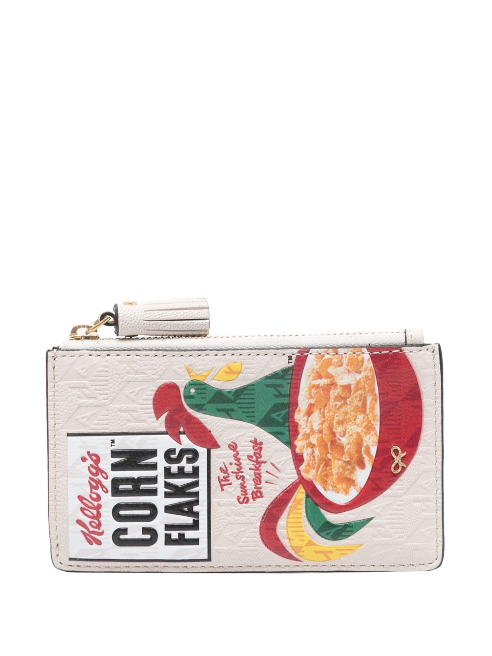 Anya Hindmarch Anya Brands Cornflakes 印花钱包 - 白色