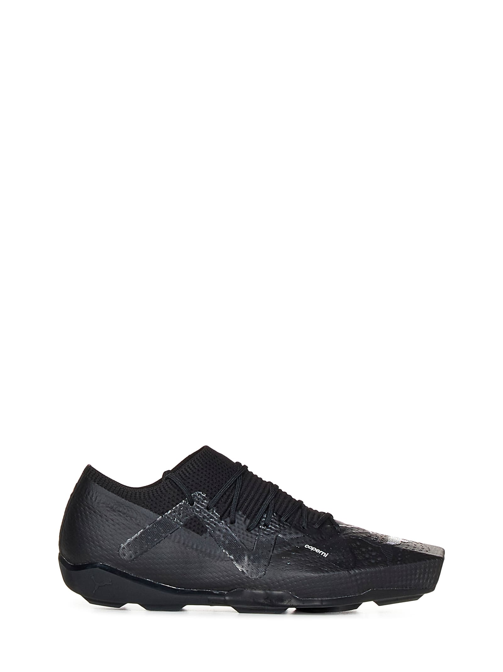 黑色合成革与面料 Coperni联名Puma 90sqr运动鞋