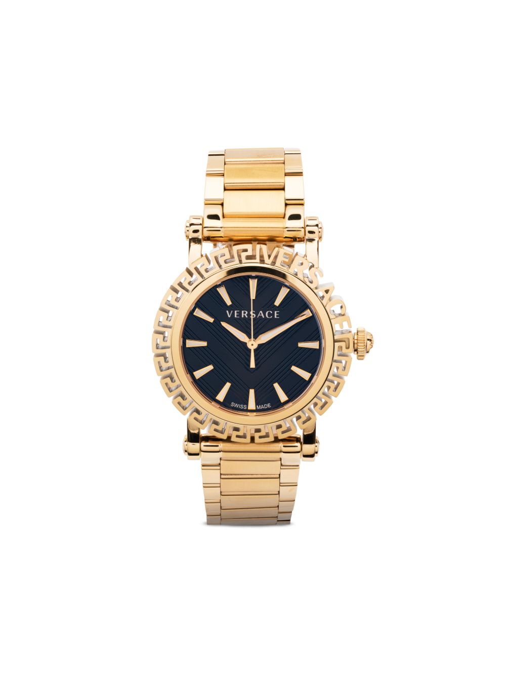 Versace Greca Glam 40毫米腕表 - 黑色