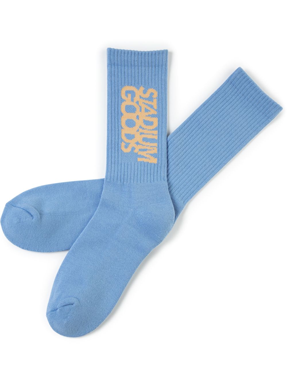 STADIUM GOODS® logo刺绣针织袜 - 蓝色