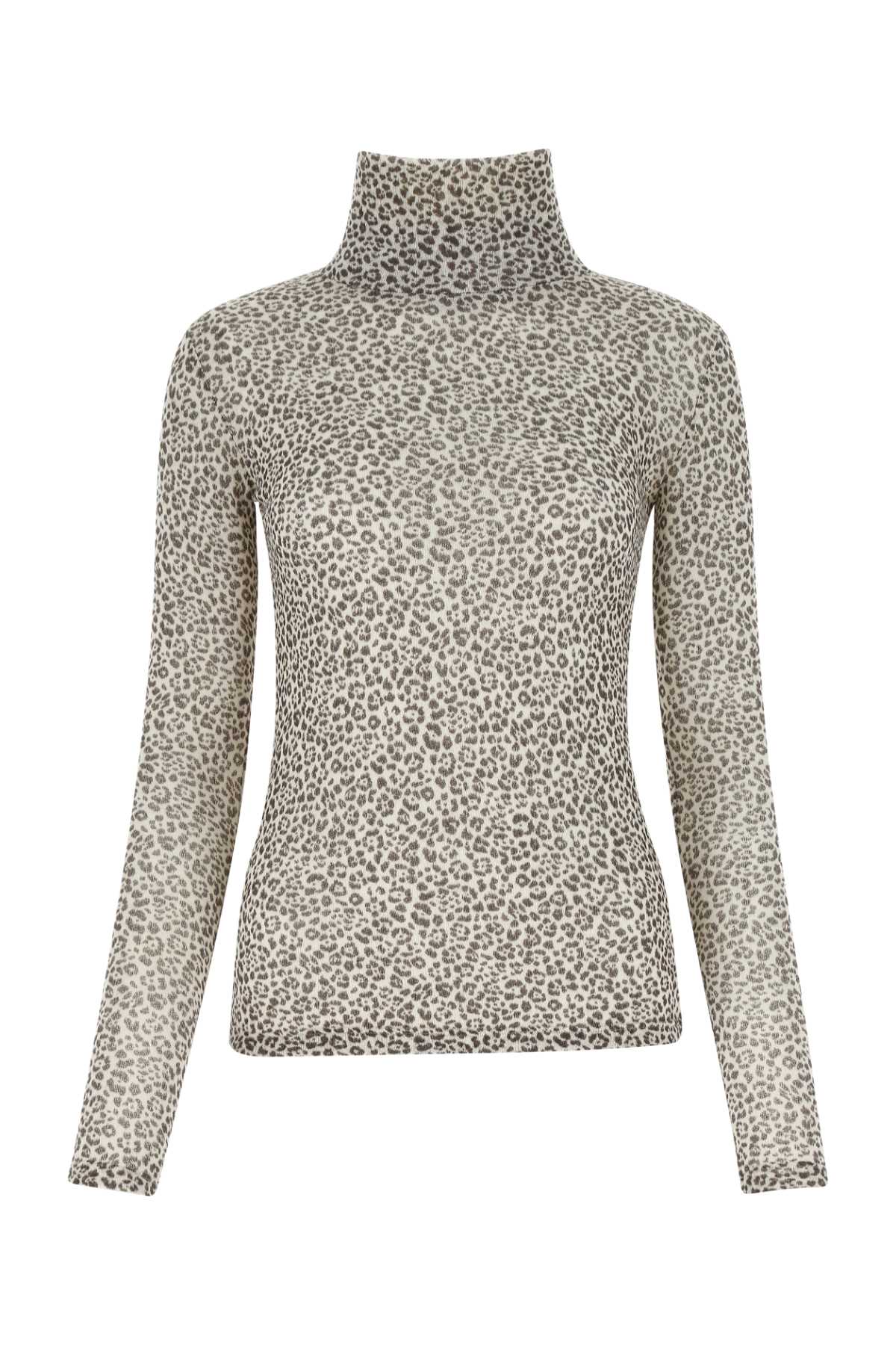 Saint Laurent Printed Wool Top