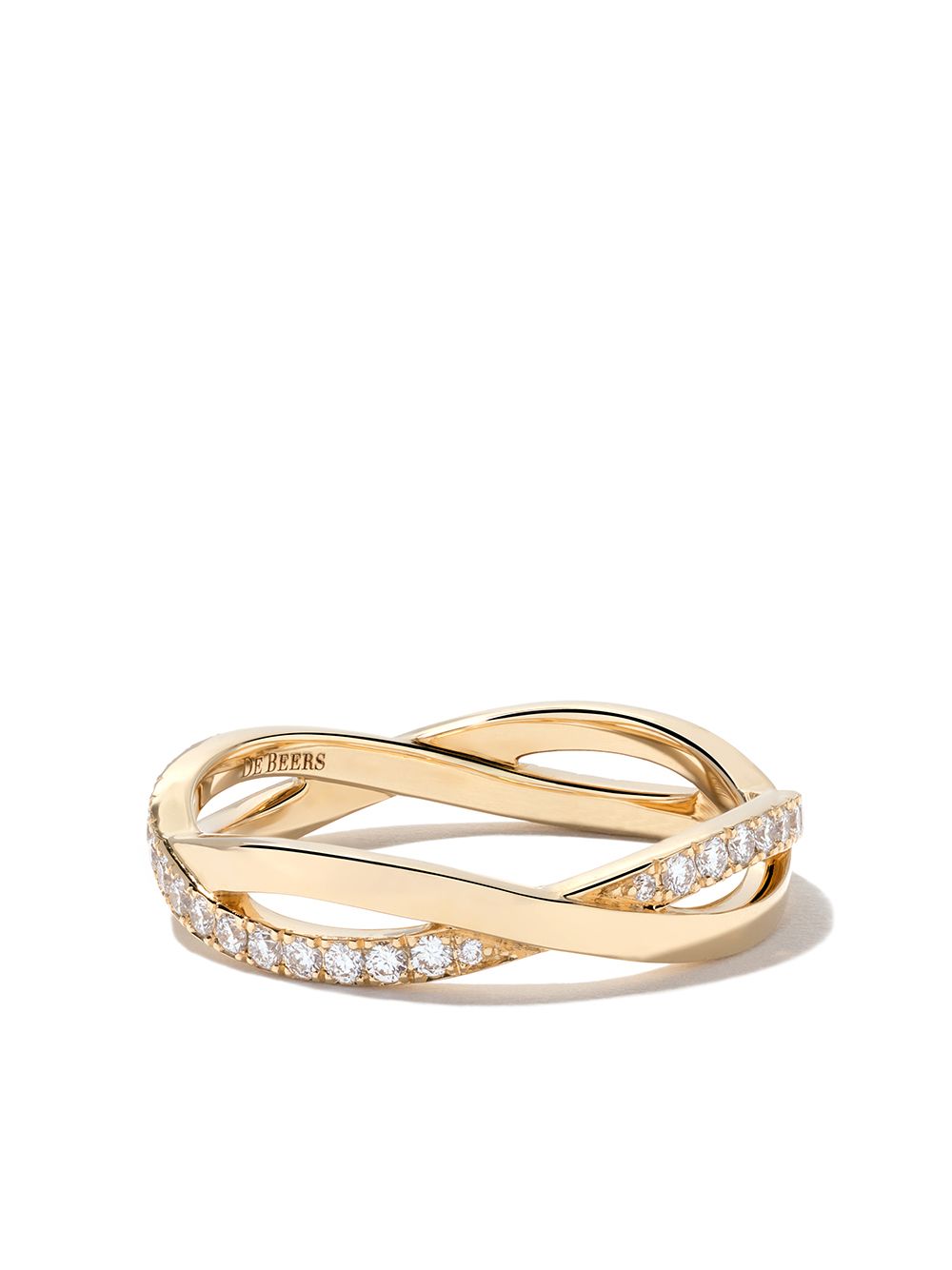 De Beers Jewellers Infinity钻石戒指 - 金色