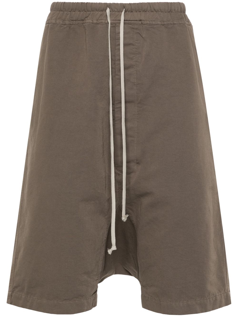 Rick Owens DRKSHDW Drawstring Pods 垮裤设计短裤 - 褐色