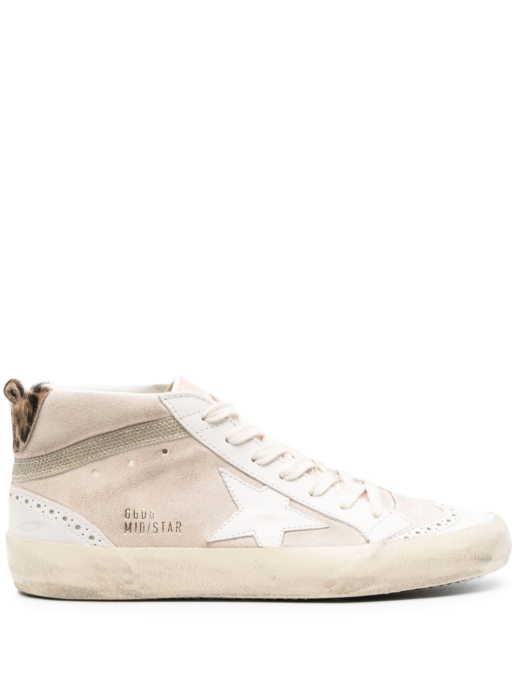 Golden Goose Mid Star 绒面皮运动鞋 - 中性色