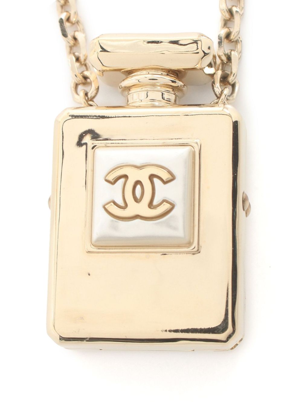 CHANEL Pre-Owned No.5 项链（1986-1988年典藏款） - 金色