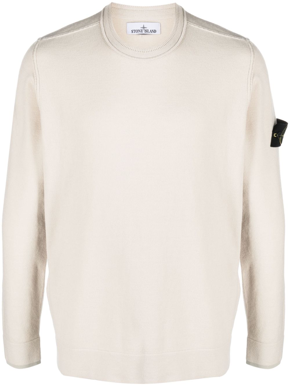 Stone Island 罗盘图案长袖毛衣 - 中性色