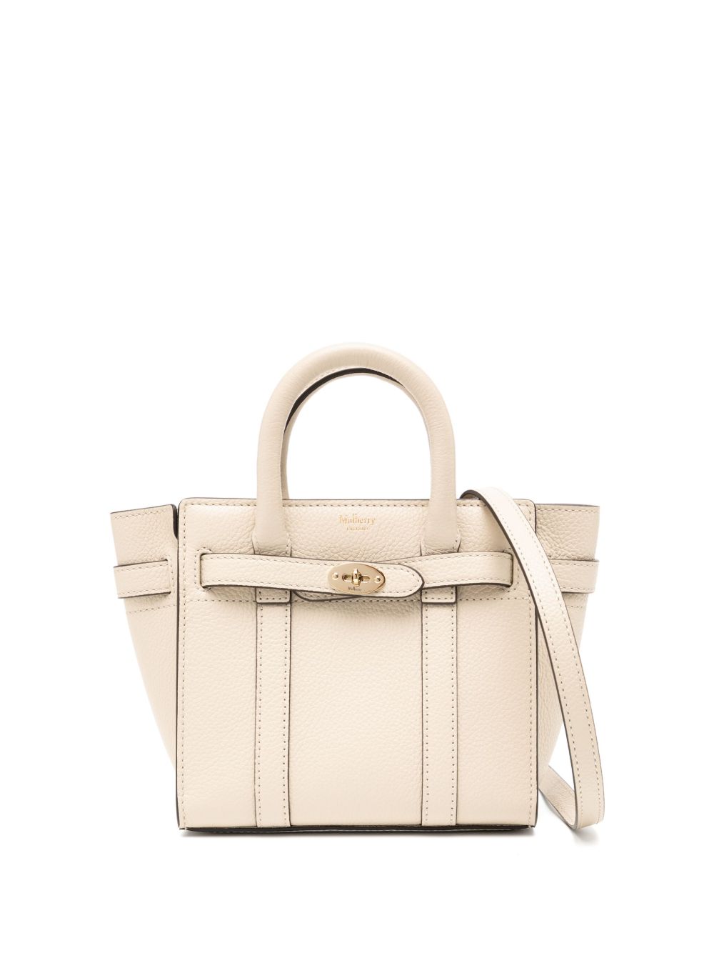 Mulberry Micro Zipped Bayswater 单肩包 - 中性色