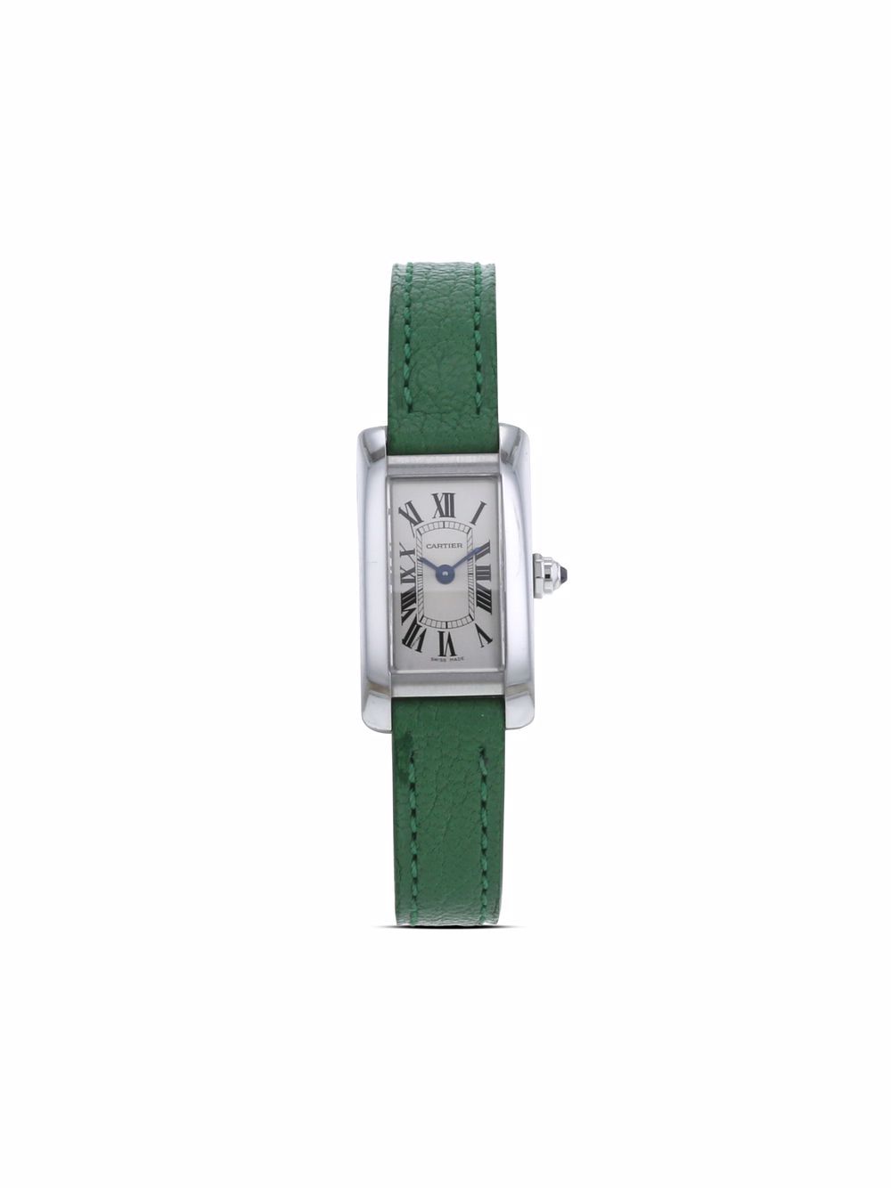Cartier Mini Tank 27毫米腕表（1990年代典藏款） - 银色