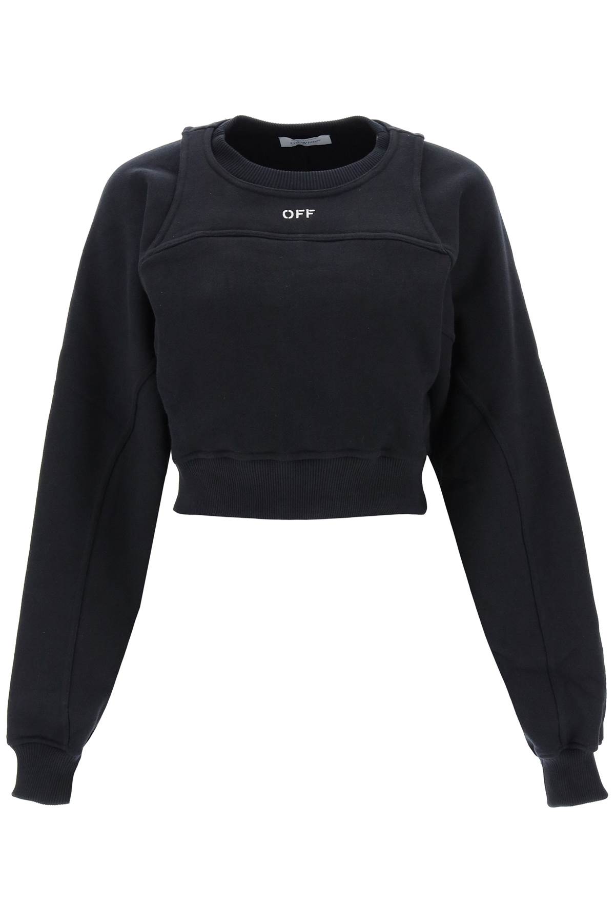 Off-White Cropped Sweatshirt