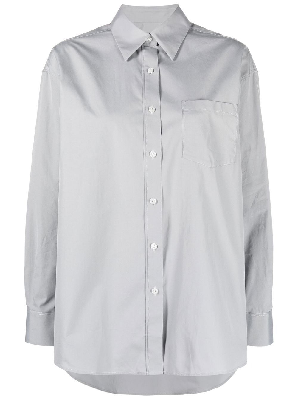 Filippa K 长袖直筒衬衫 - 灰色