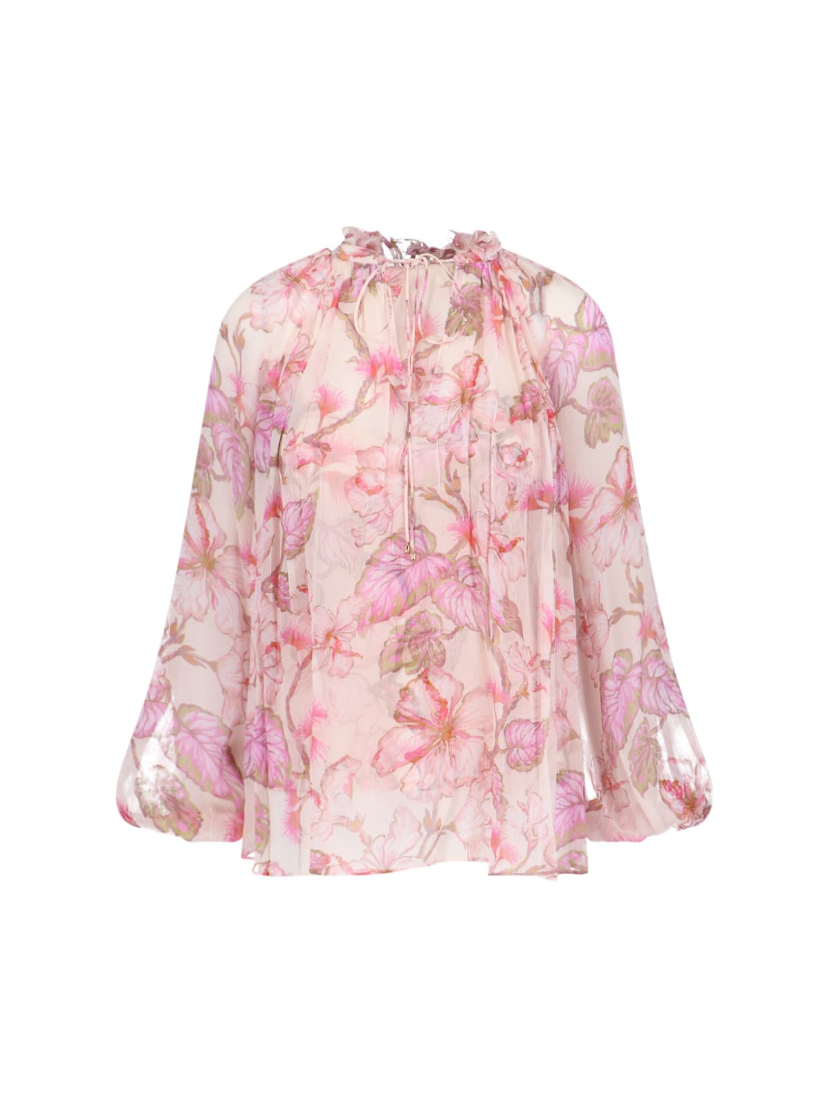 Zimmermann Matchmaker Billow Floral Blouse