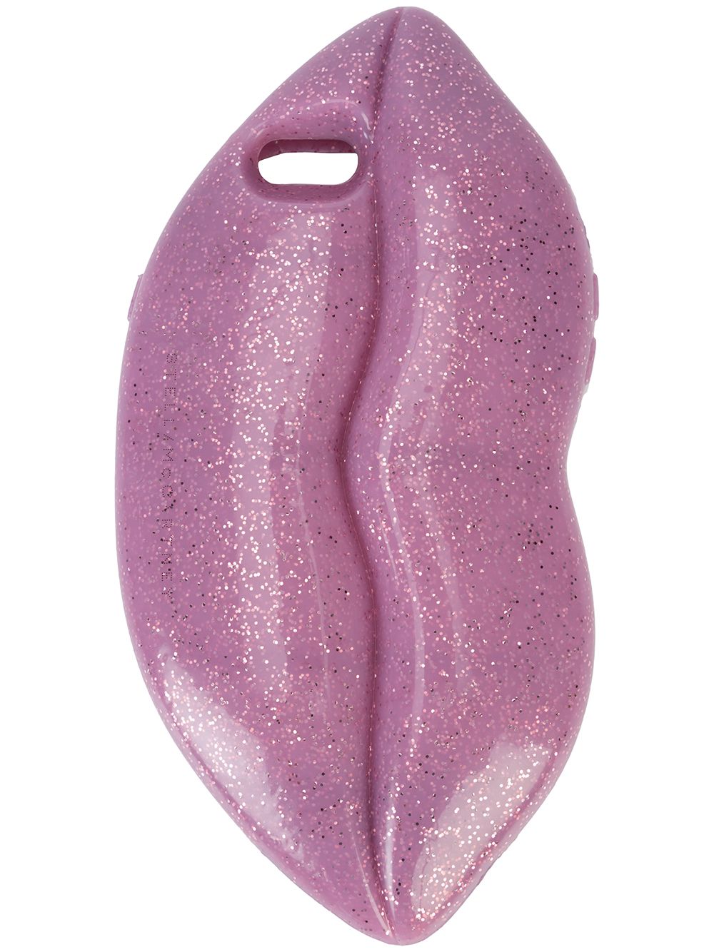 Stella McCartney 斯特拉·麦卡特尼 亮片嘴唇iPhone手机壳 - 粉色