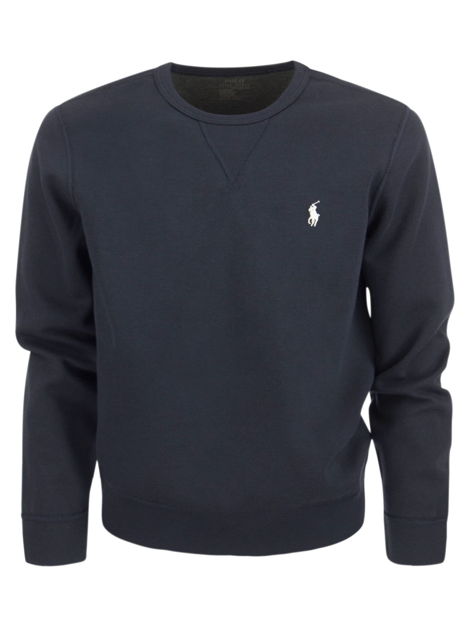 Polo Ralph Lauren 双针针织圆领卫衣