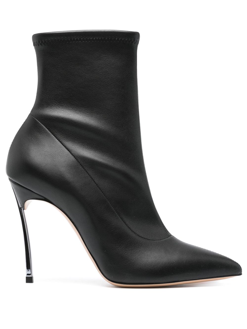 Casadei Blade 高跟靴（12厘米） - 黑色