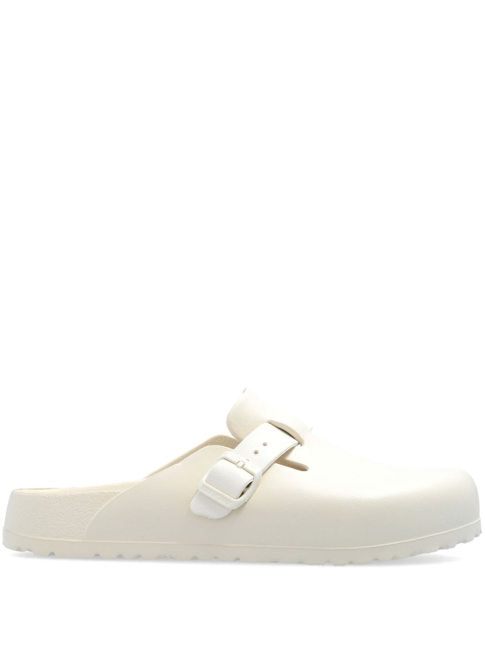 Birkenstock Boston 圆头木屐凉鞋 - 白色