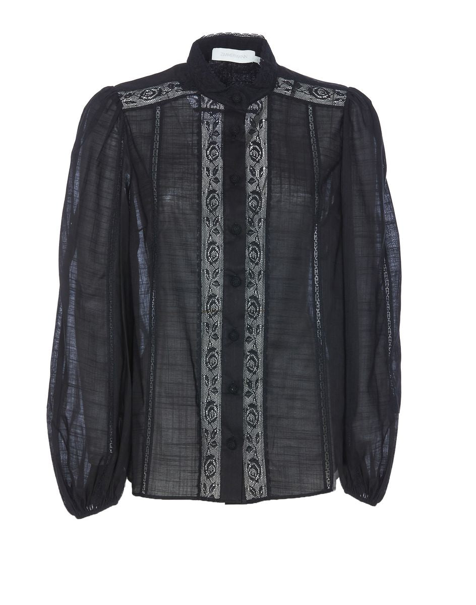 Zimmermann 'Halliday Lace Trim' Shirt