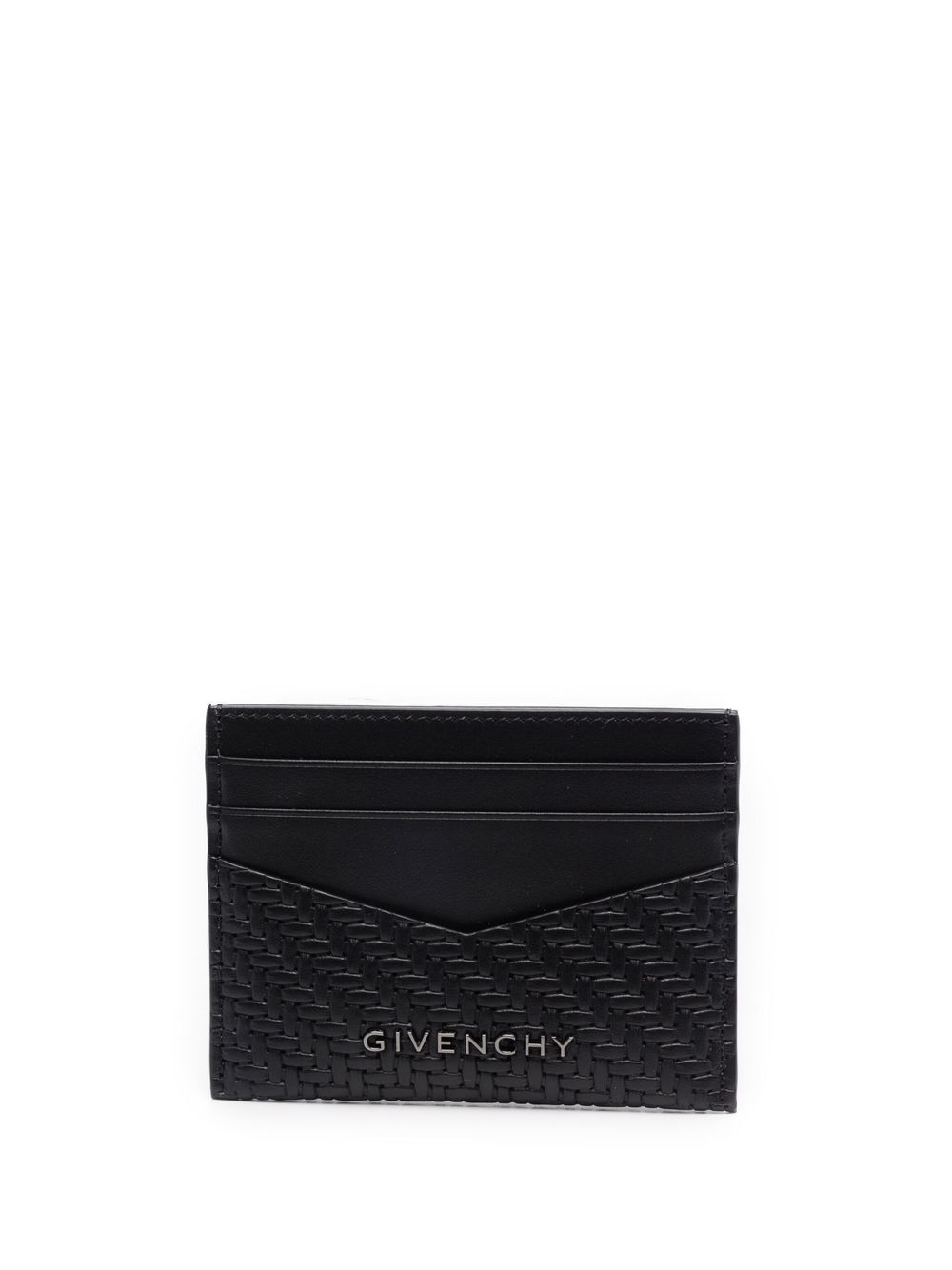 Givenchy logo标牌细节卡夹 - 黑色