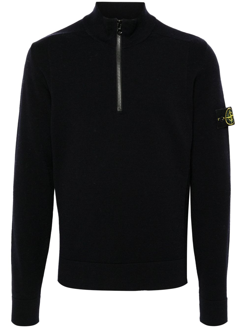 Stone Island 罗盘徽章毛衣 - 蓝色