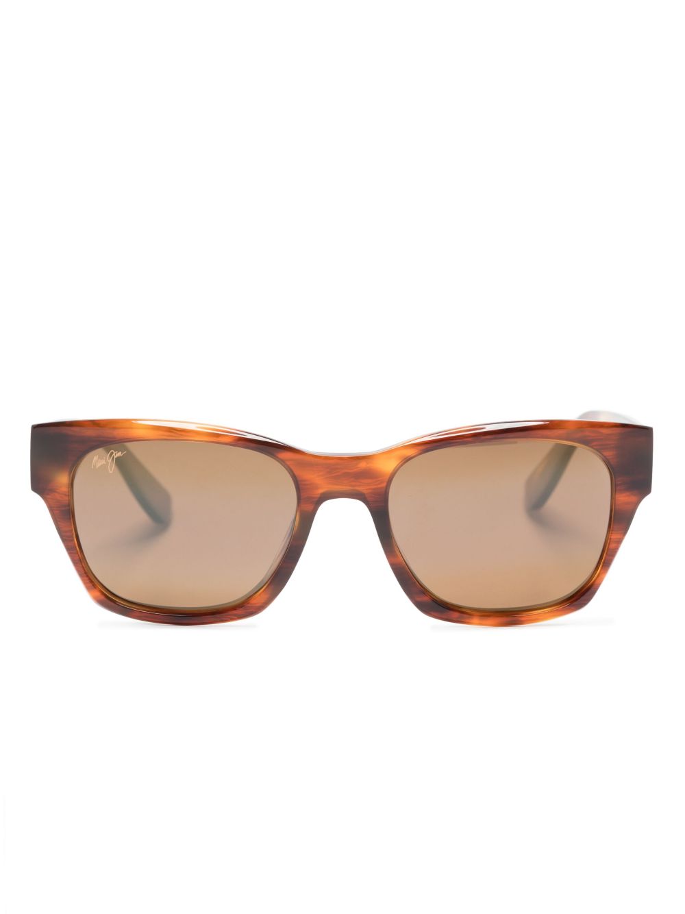 Maui Jim Valley Isle 方框太阳眼镜 - 褐色