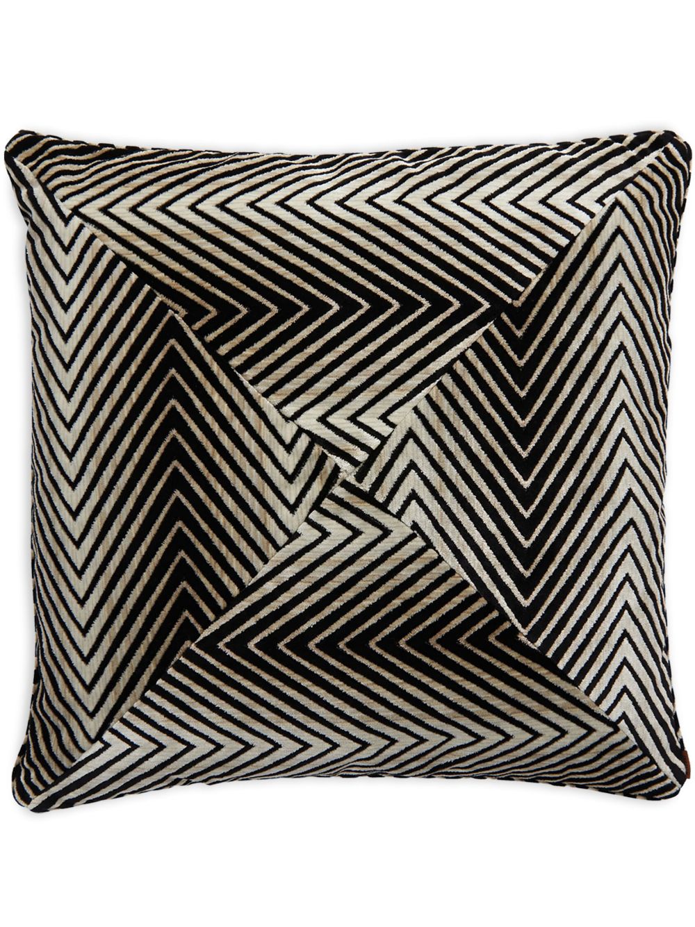 Missoni Home Ziggy logo吊牌抱枕 - 黑色