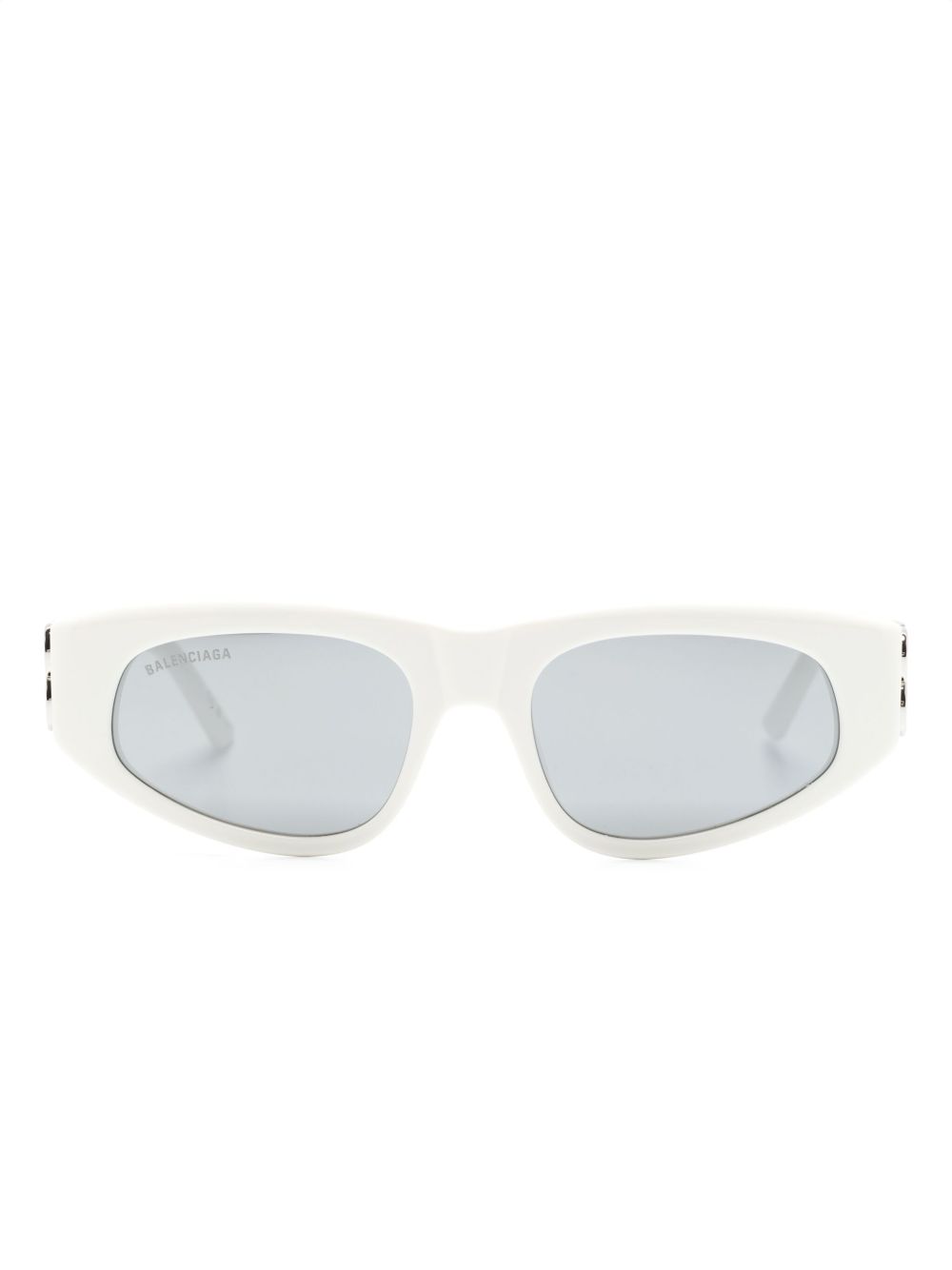 Balenciaga Eyewear Dynasty D形框太阳眼镜 - 白色