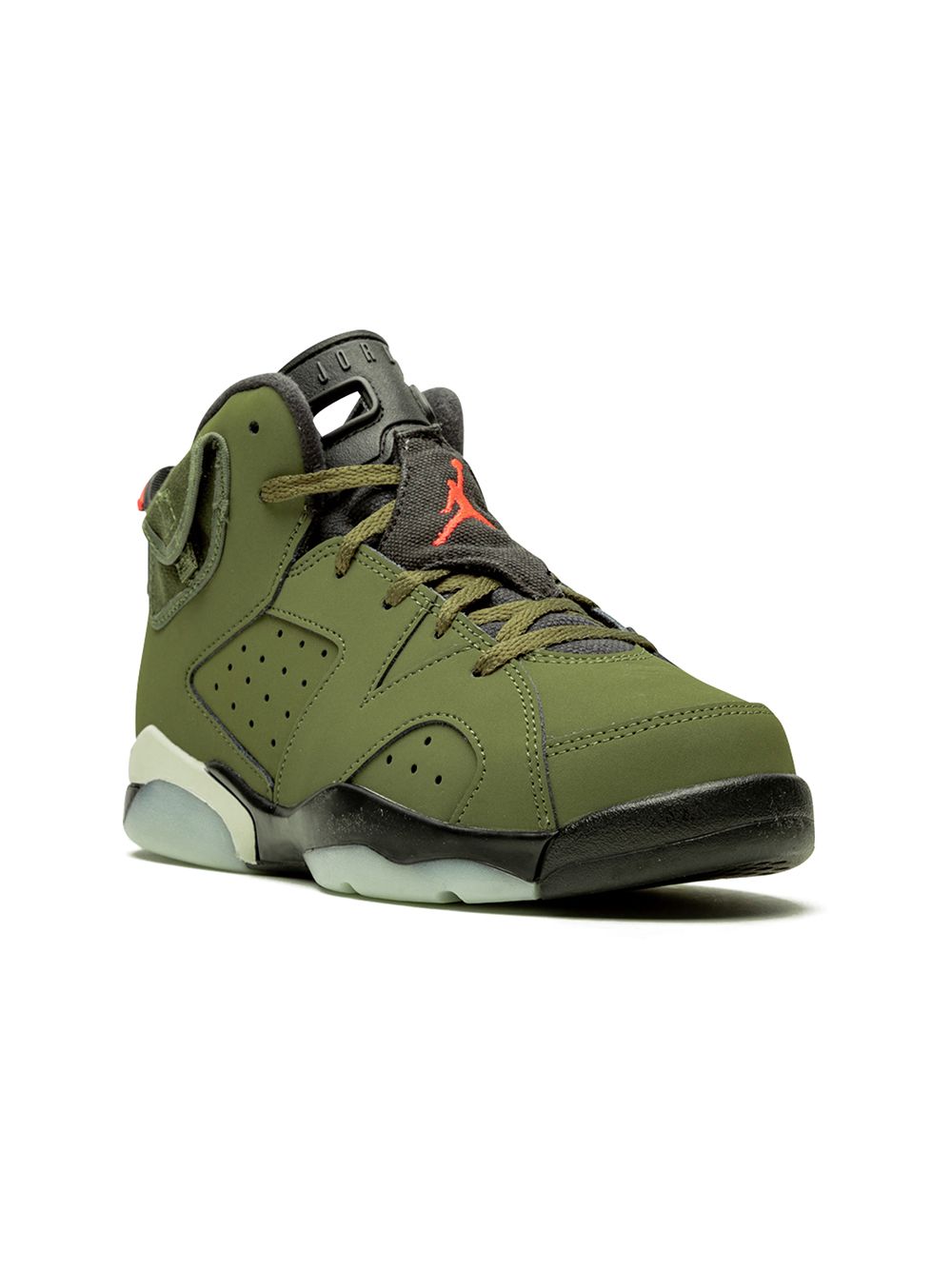 Jordan Kids Air Jordan 6 高帮运动鞋 - 绿色