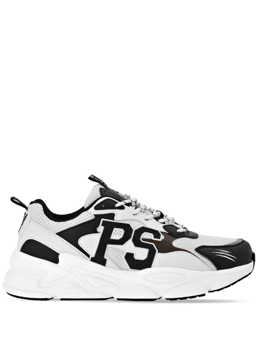 Plein Sport 标贴低帮运动鞋 - 白色