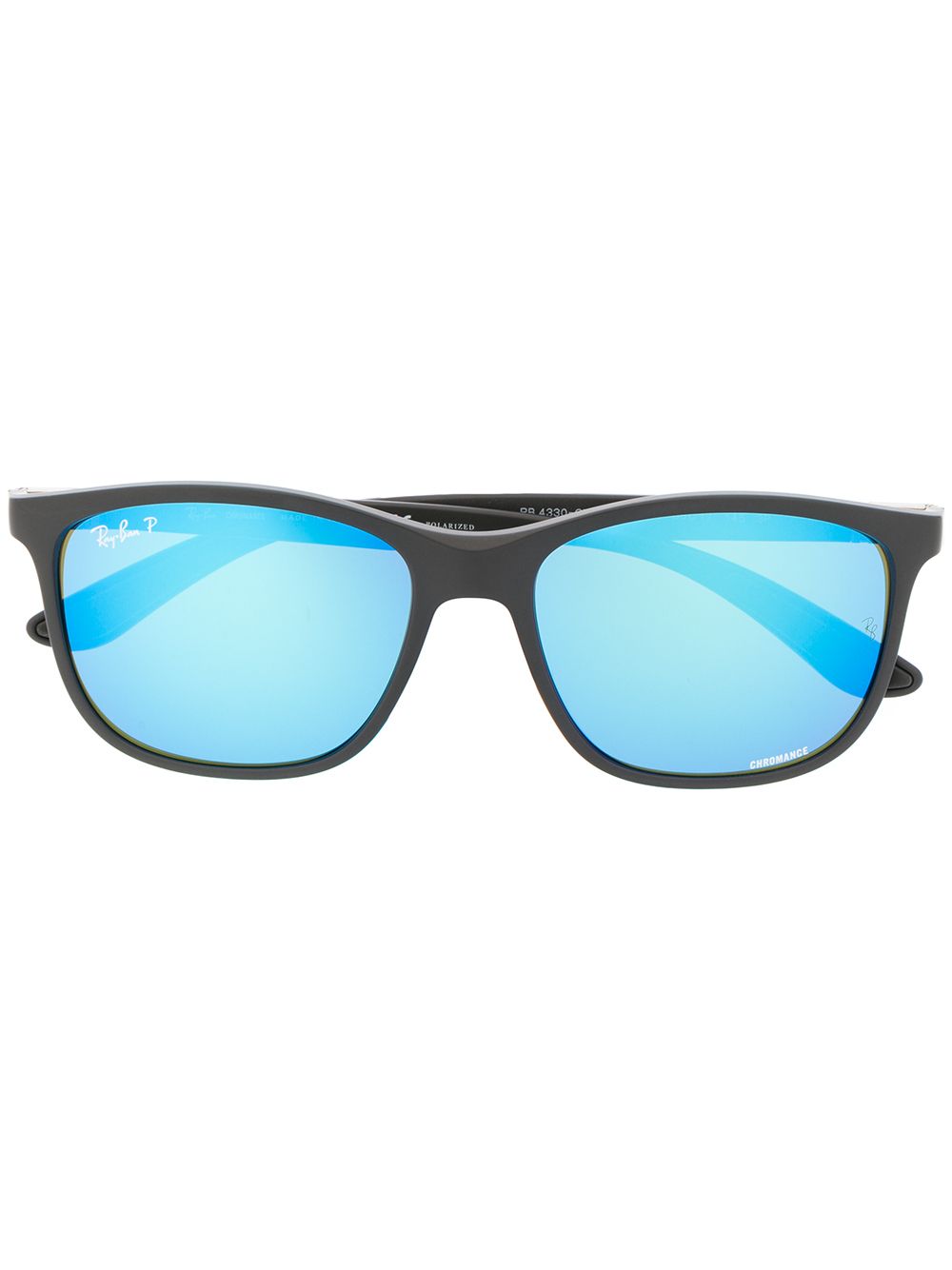 Ray-Ban 镜面太阳眼镜 - 黑色