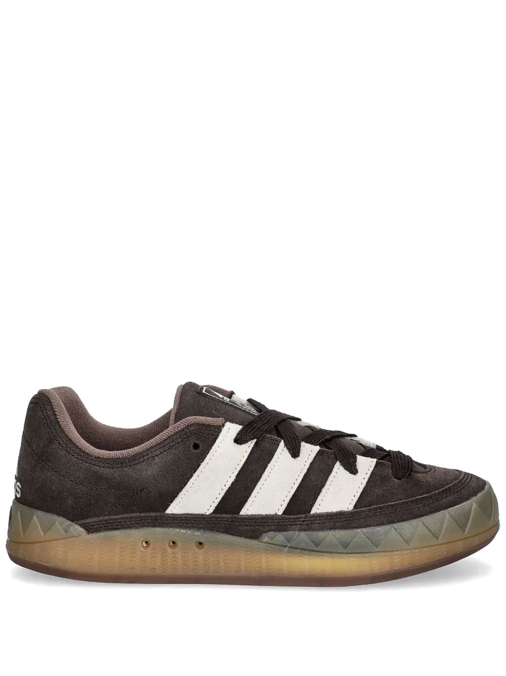 adidas 厚底运动鞋 - 褐色
