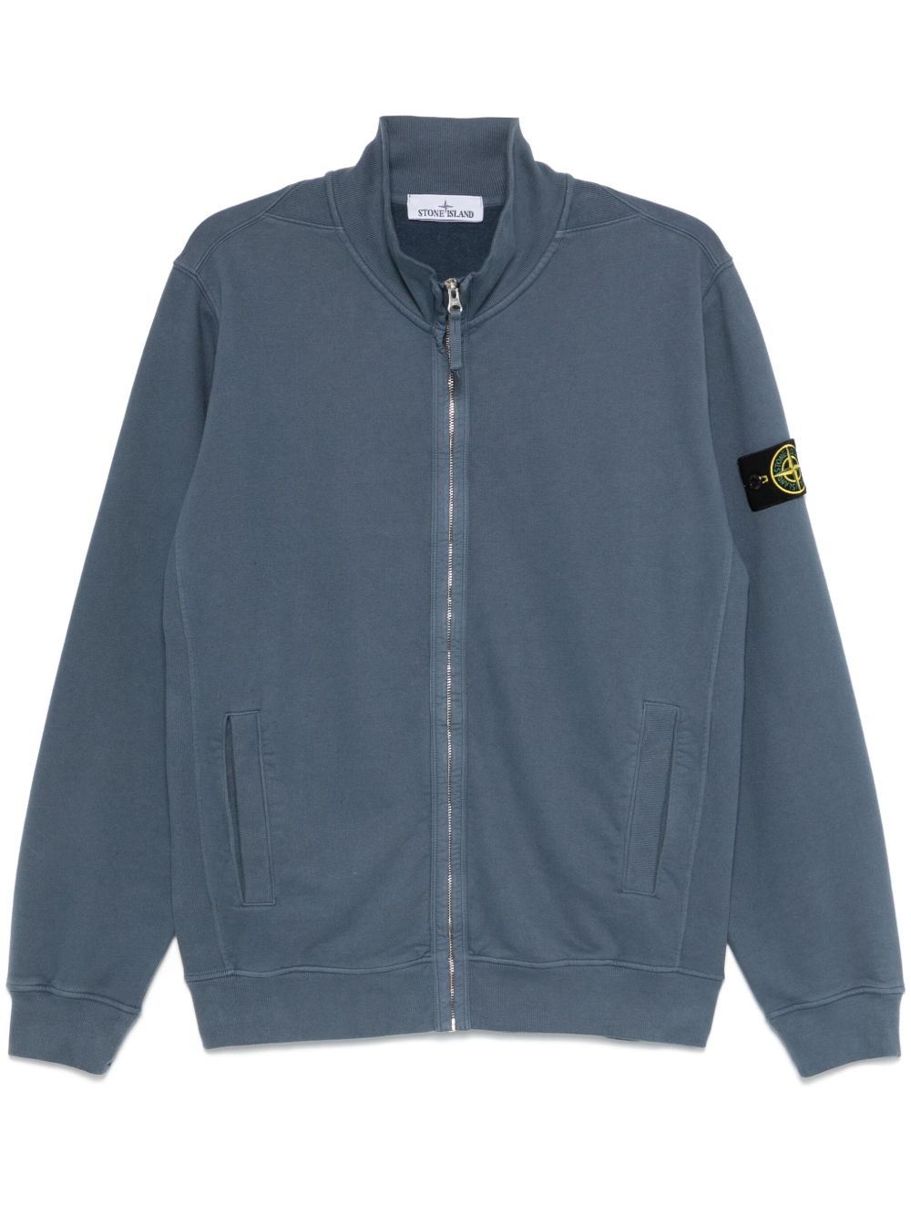 Stone Island 罗盘徽章卫衣 - 蓝色