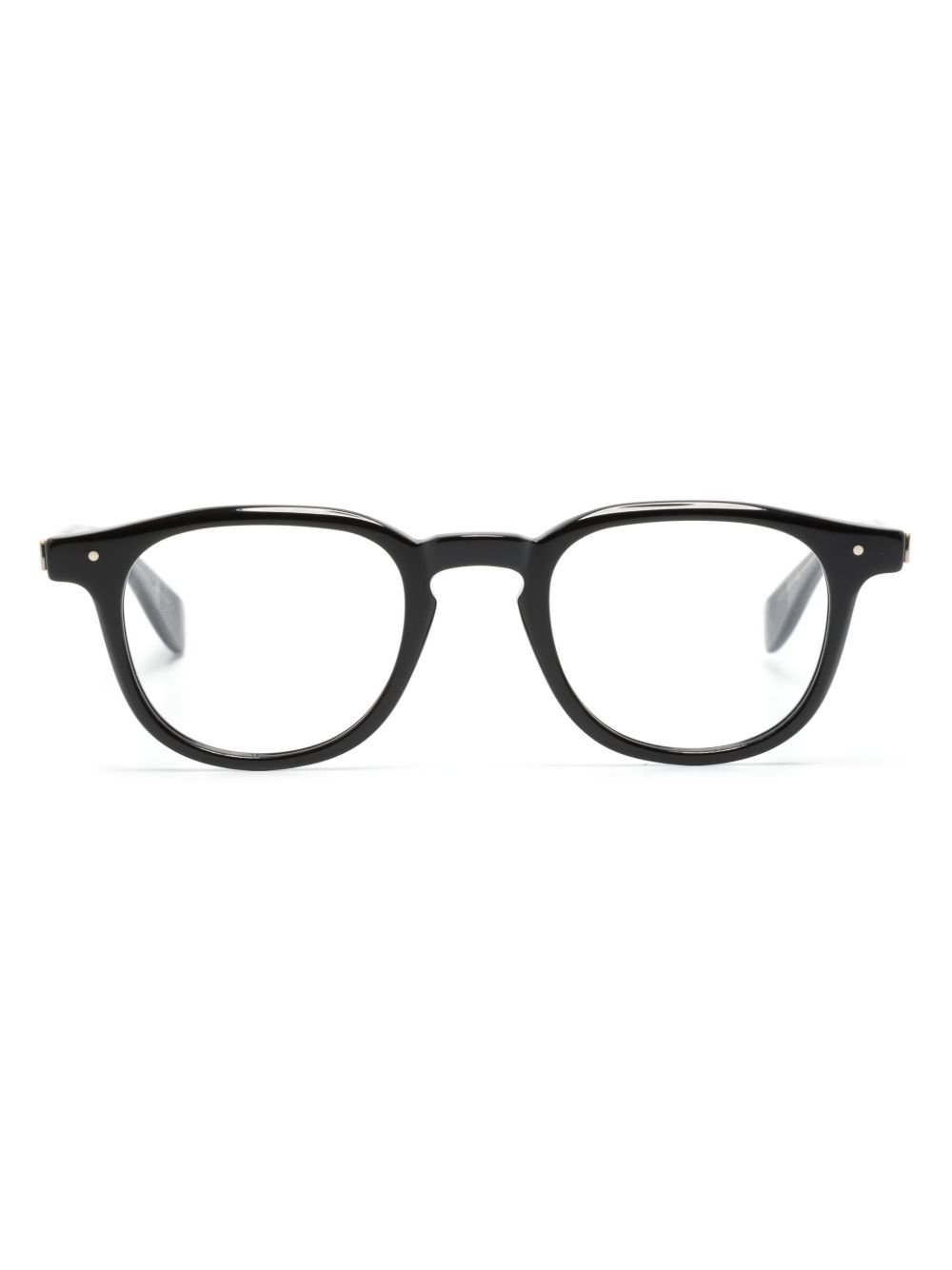 Eyevan7285 圆框透明眼镜 - 黑色