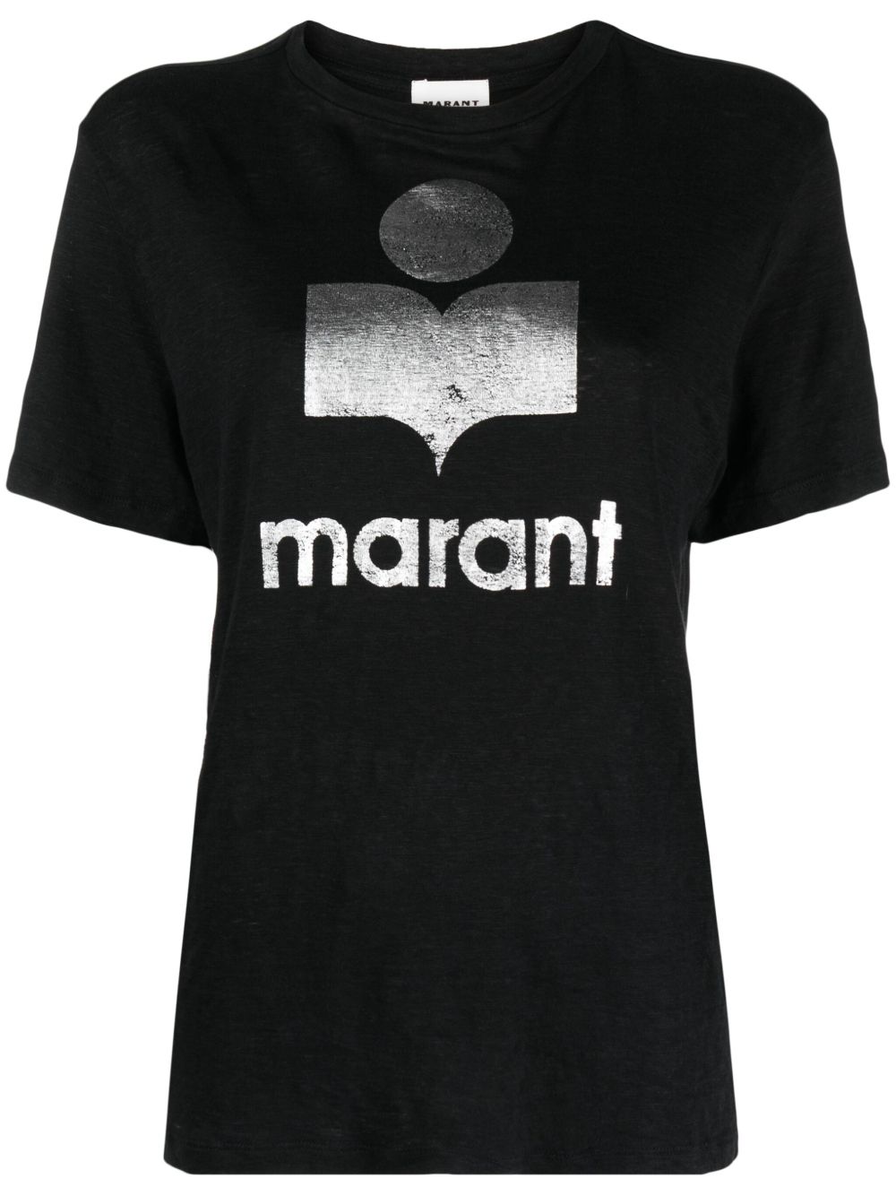 MARANT ÉTOILE Zewel logo标记T恤 - 黑色