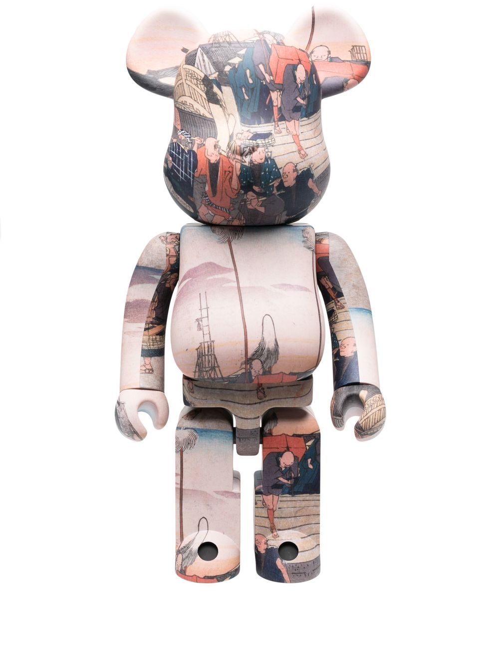 MEDICOM TOY Utagawa Hiroshige BE@RBRICK 1000% 模型玩具 - 褐色