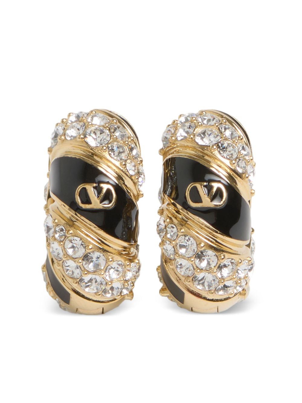 Valentino Garavani Pas Plus 耳环 - 金色