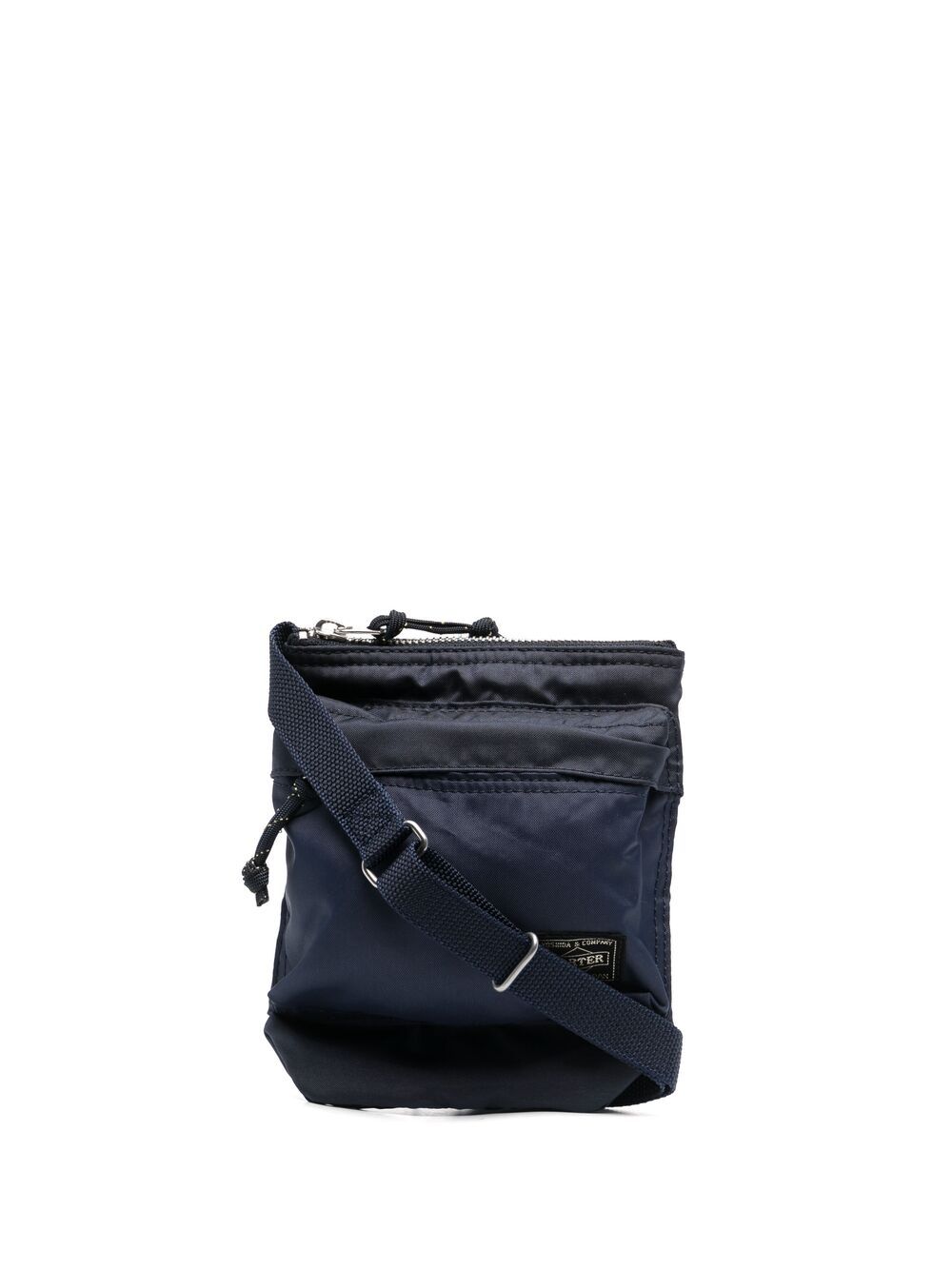 Porter-Yoshida & Co. logo贴花斜挎包 - 蓝色