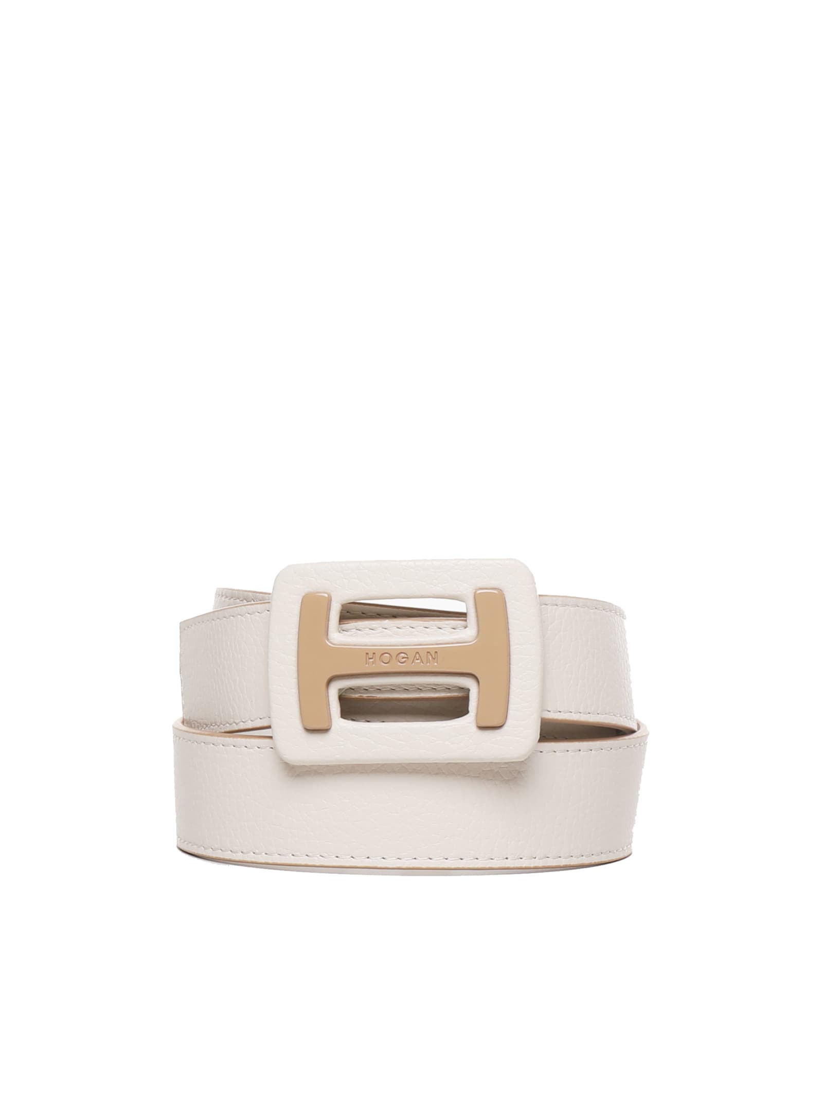 Hogan H Logo Calfskin Belt