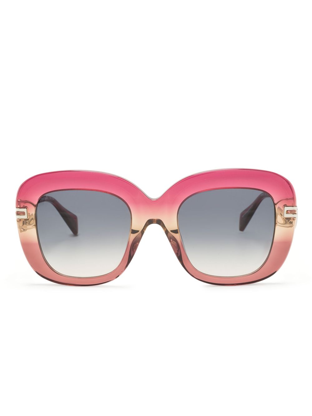 Vivienne Westwood Pamela 方框太阳眼镜 - 粉色