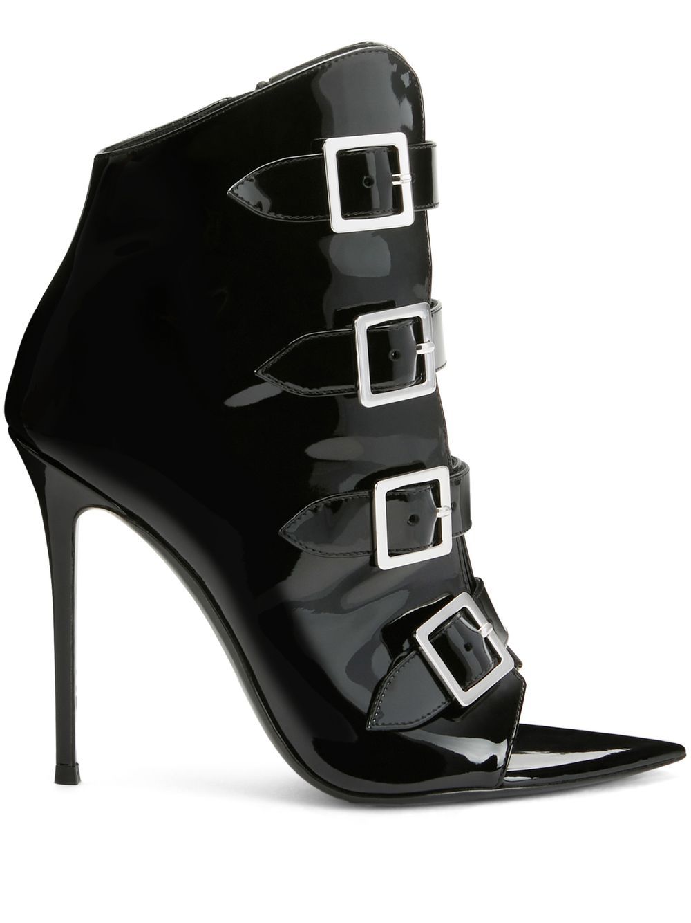 Giuseppe Zanotti Intriigo Buckle 扣环短靴 - 黑色