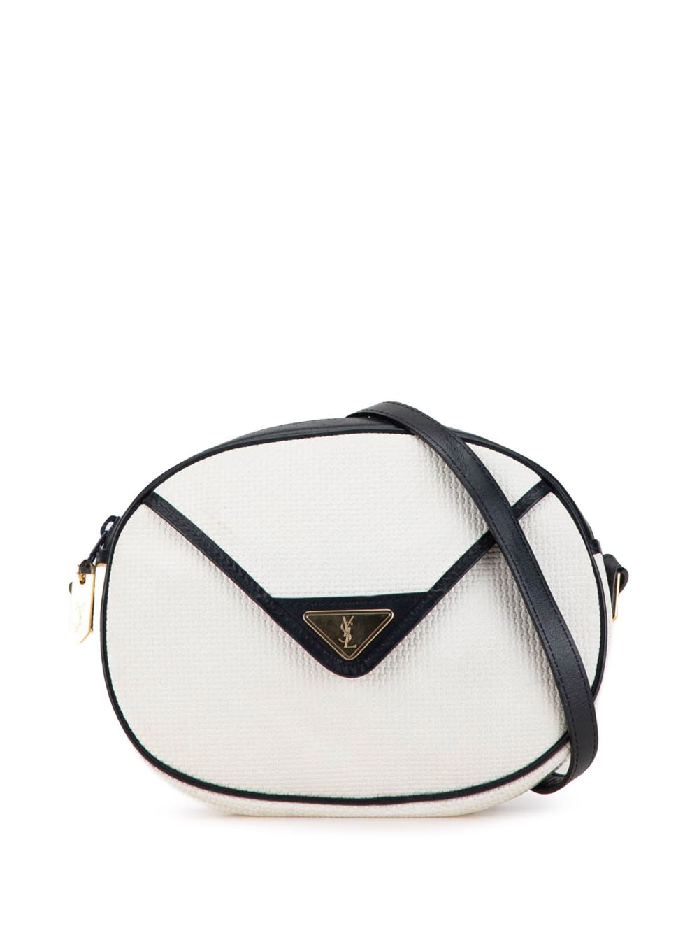 Saint Laurent Pre-Owned 帆布斜挎包（2010-2024年典藏款） - 白色