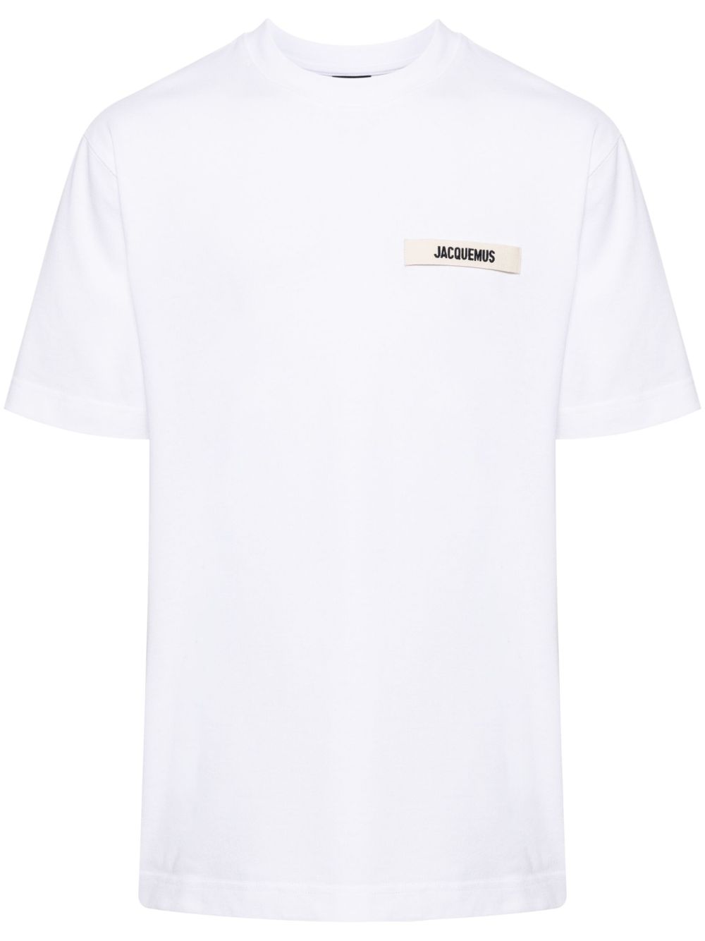 Jacquemus Le T-shirt Gros Grain 上衣 - 白色