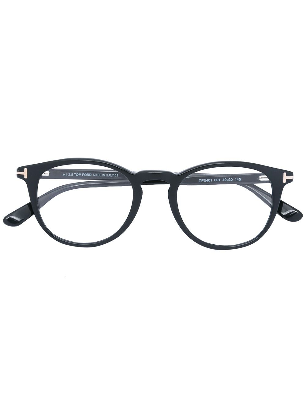 TOM FORD Eyewear 汤姆福特眼镜系列 圆框镜框眼镜 - 黑色