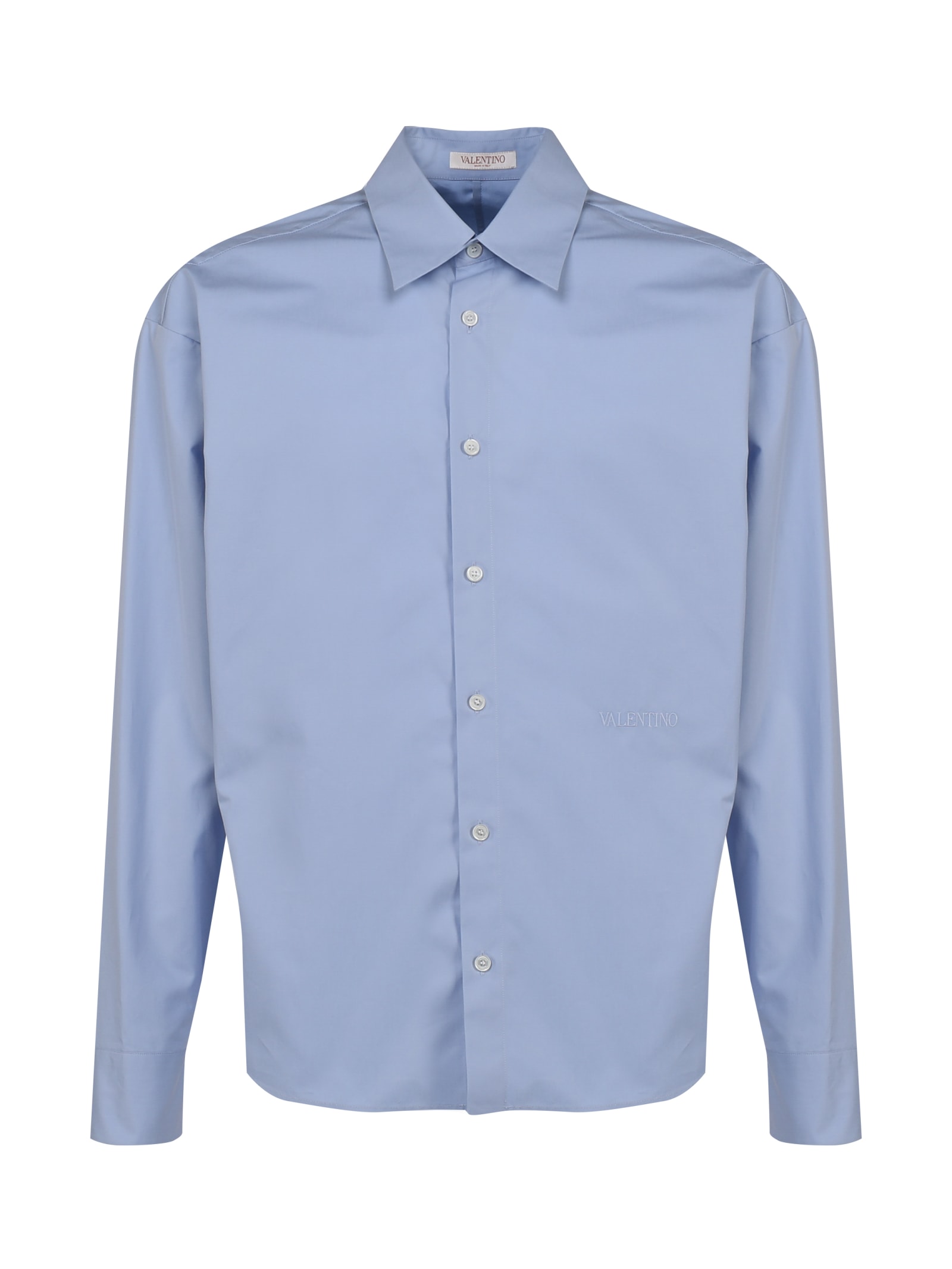 Valentino Garavani Cotton Shirt With Italian Collar