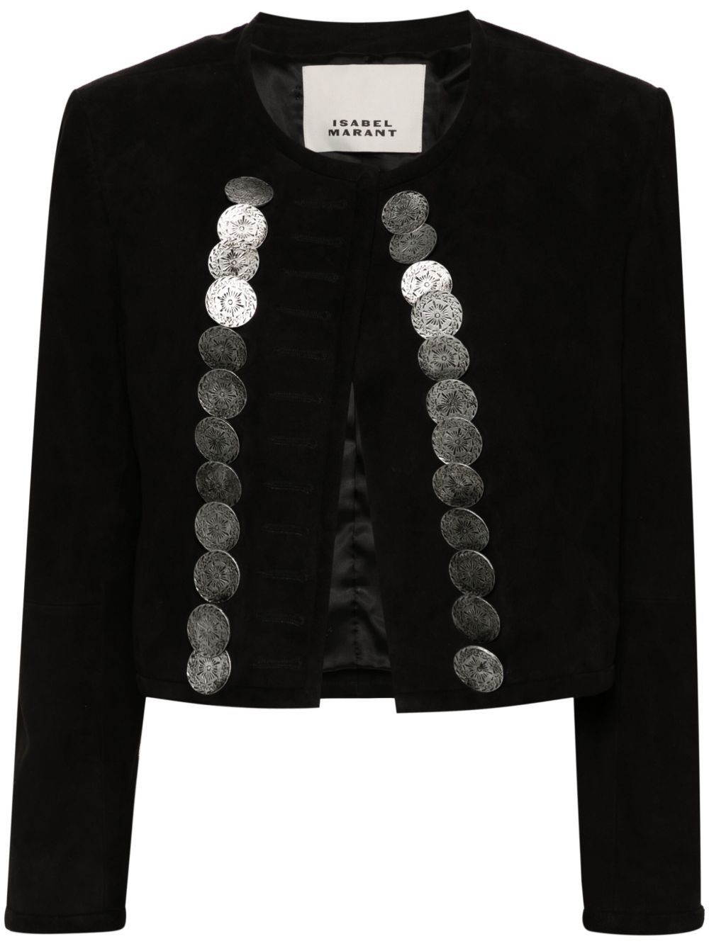 ISABEL MARANT Camila 绒面皮夹克 - 黑色