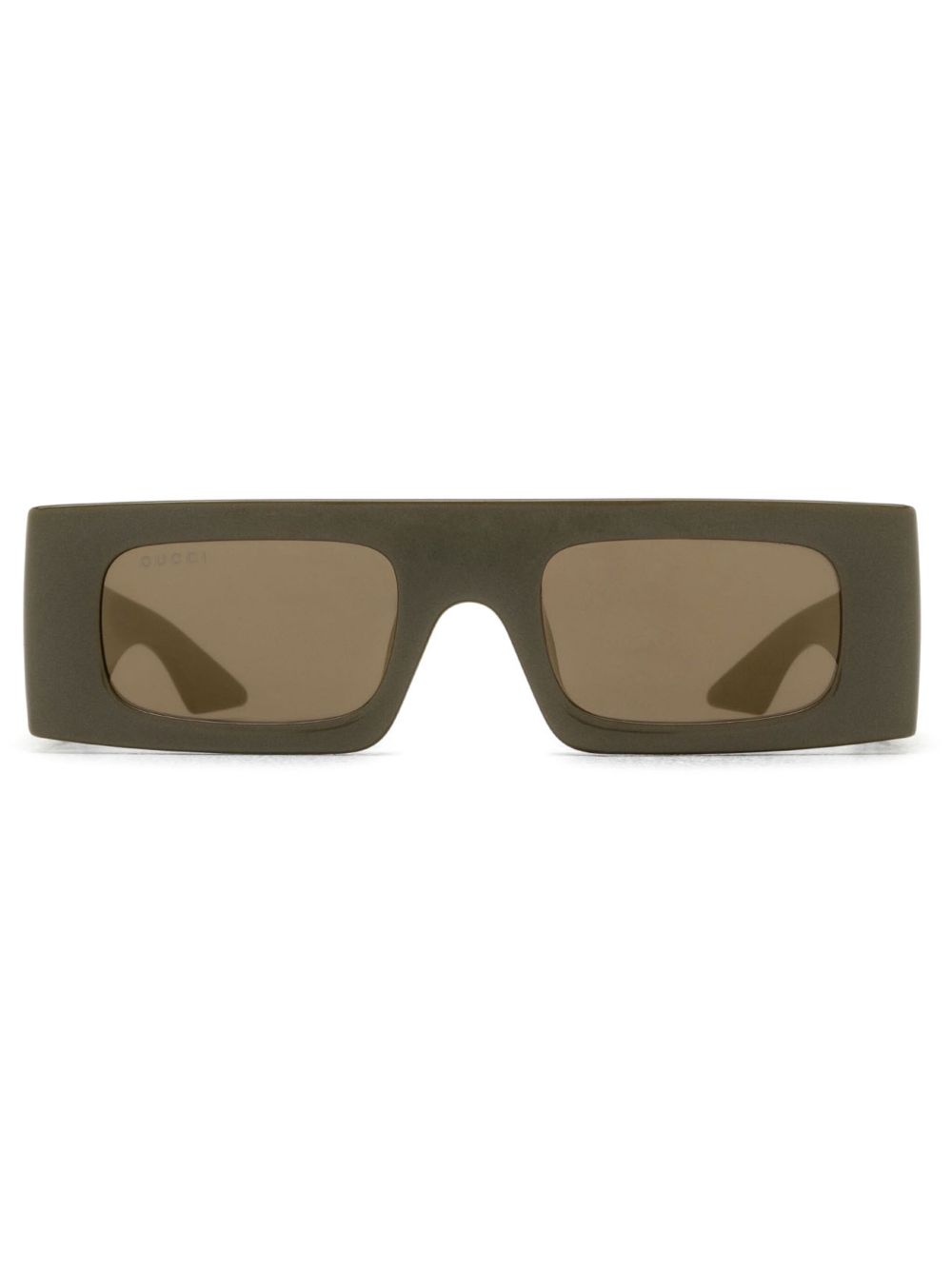Gucci Eyewear Interlocking G 太阳眼镜 - 绿色