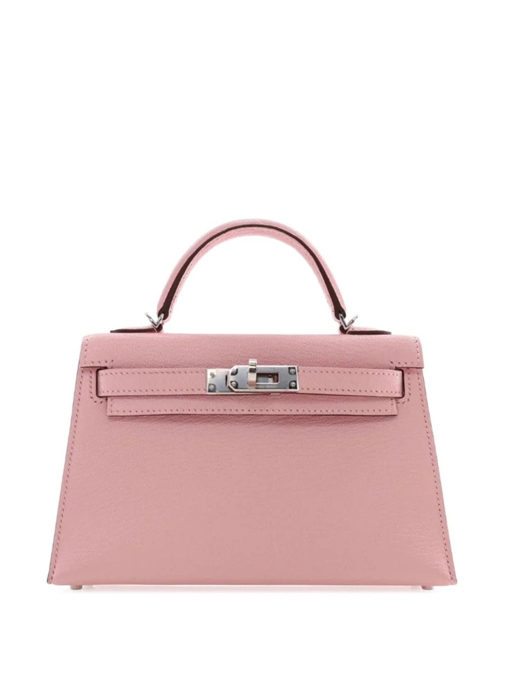 Hermès Pre-Owned Chevre Mysore Kelly 迷你斜挎包（2021年典藏款） - 粉色