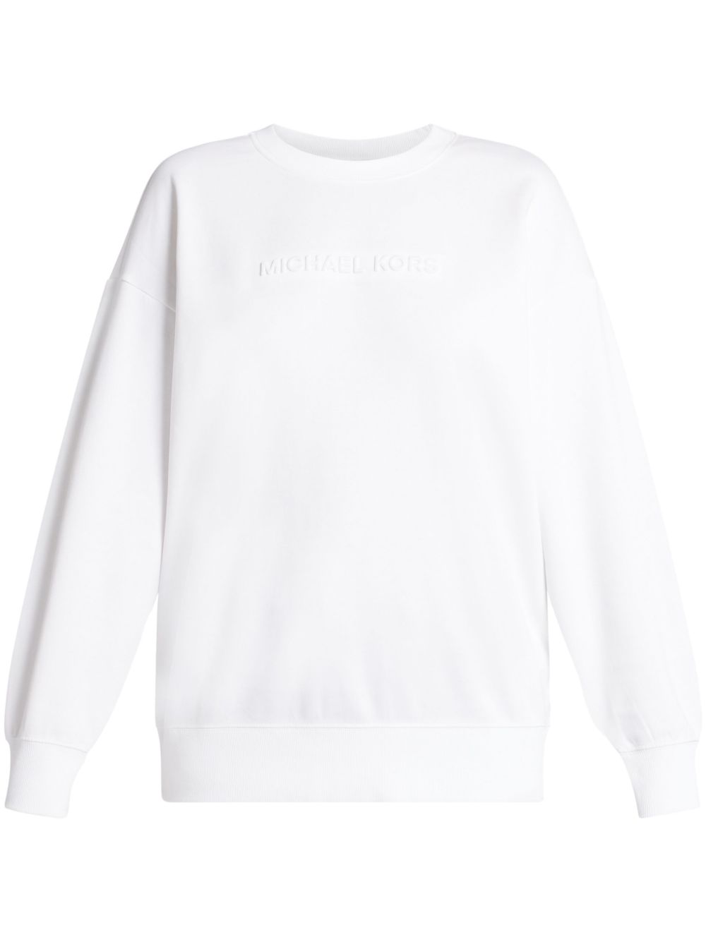 Michael Kors logo压纹卫衣 - 白色